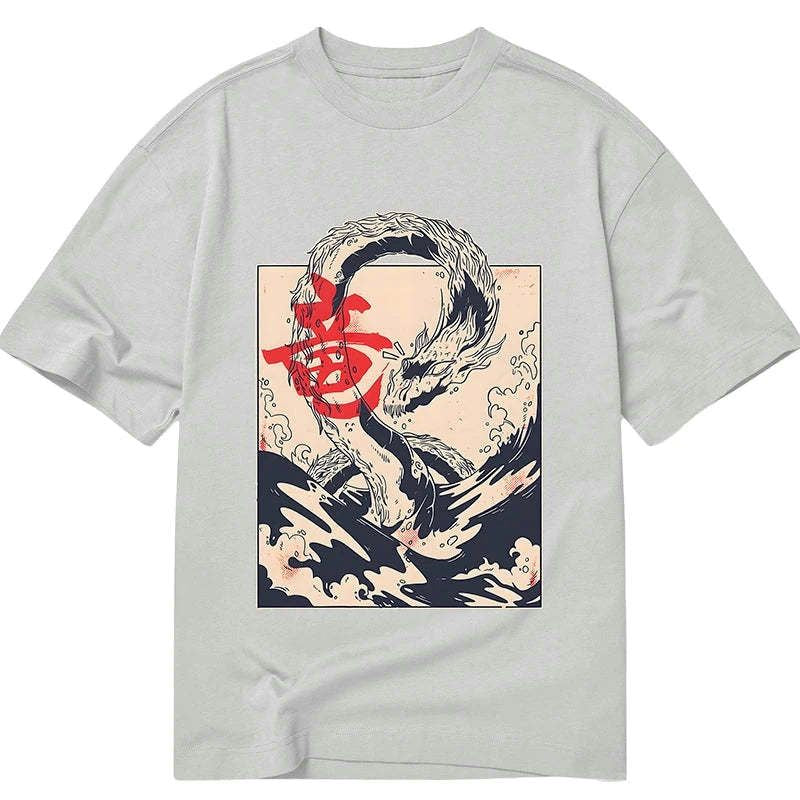 Japanese Sea Dragon Classic T-Shirt for Daily Wear