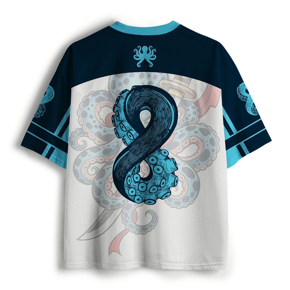 Kyoto-Lion Octopus Japanese Katana Mesh Jersey