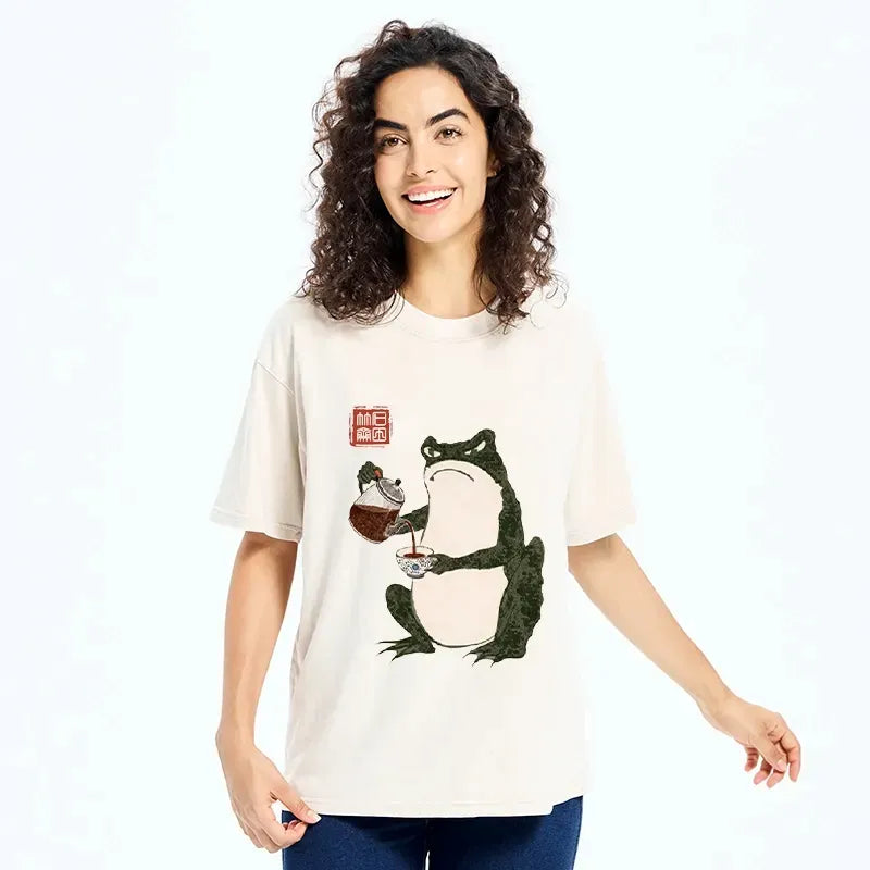 Washed Unisex Tee for Vacation