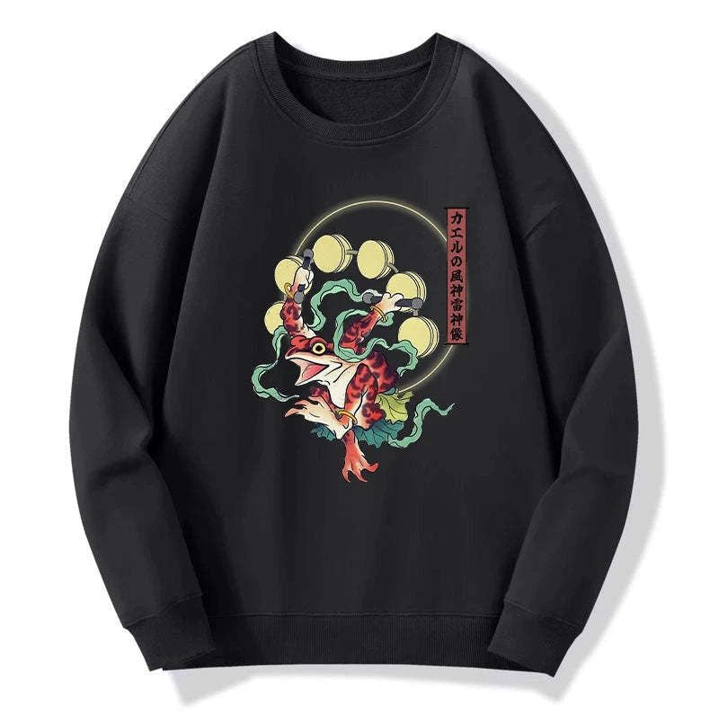 japanese monster sweatshirt for streetwear