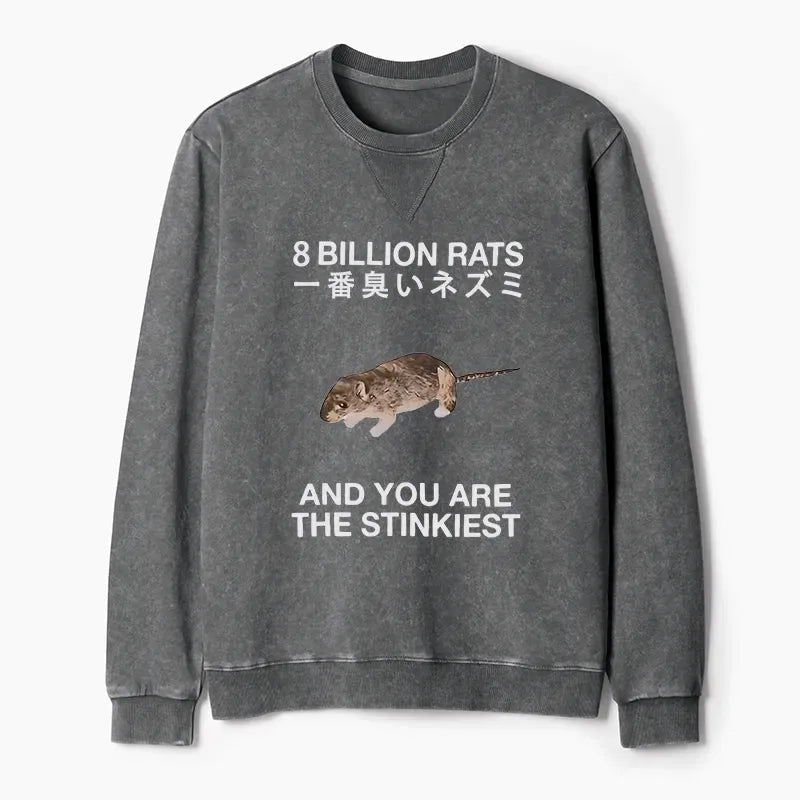 Vintage rat unisex sweatshirt gift idea