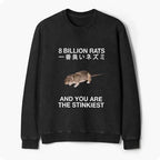 Kyoto-Lion World's Stinkiest Rat Washed Terry Sweatshirt