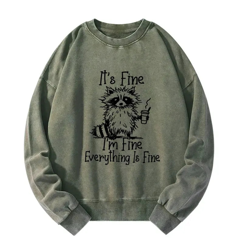Japanese Meme Washed Sweatshirt
