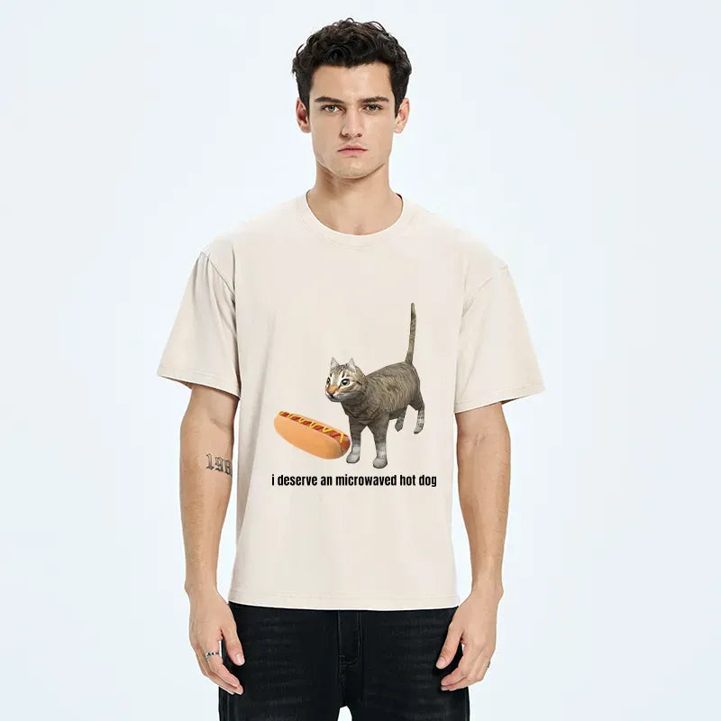 Japanese vintage washed t-shirt for daily wear