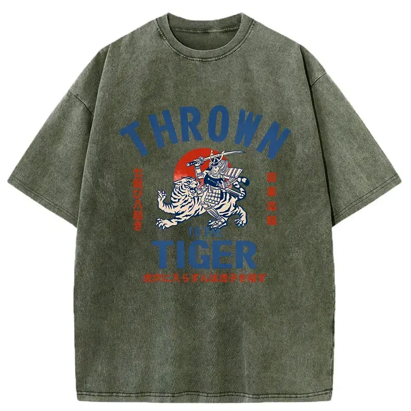 kyoto lion washed t-shirt gift idea