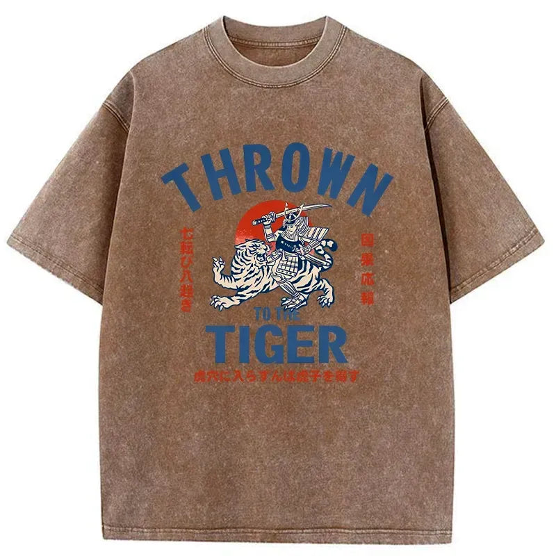 kyoto lion washed t-shirt gift idea