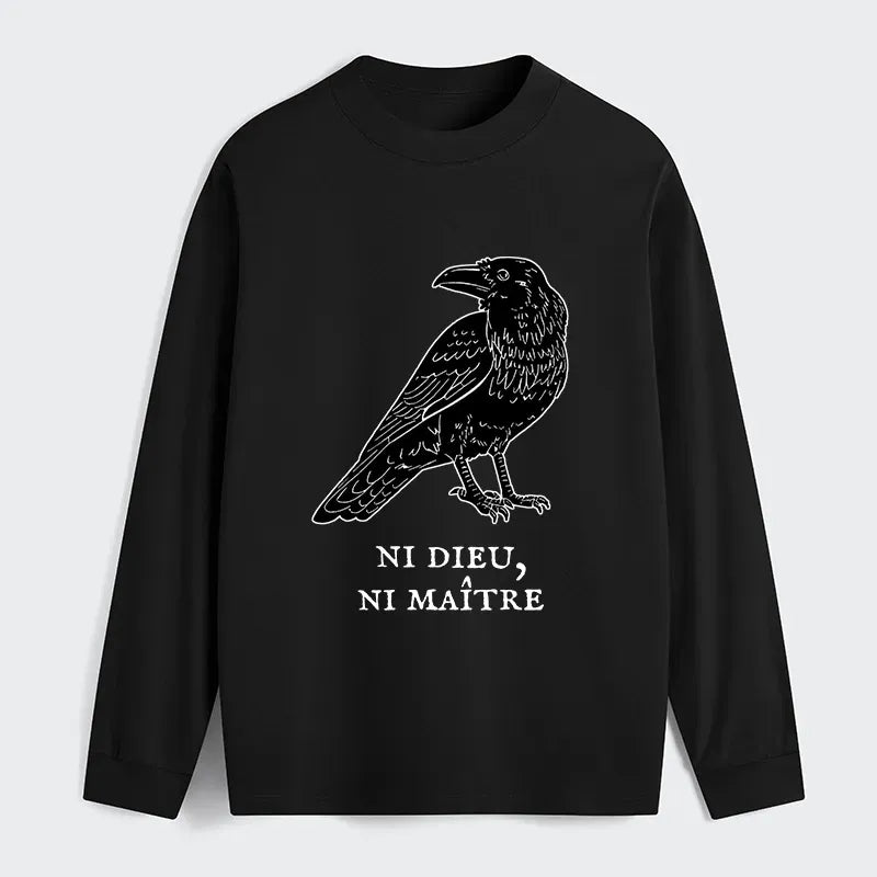 classic unisex cotton long sleeve tee