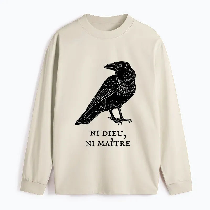 Kyoto-Lion Crow Have A Strong Sense Of Self Classic Long Sleeve T-Shirt