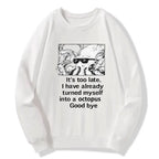 Kyoto-Lion Octopus Meme I Disappeared Completely Classic Sweatshirt