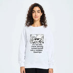 Kyoto-Lion Octopus Meme I Disappeared Completely Classic Sweatshirt