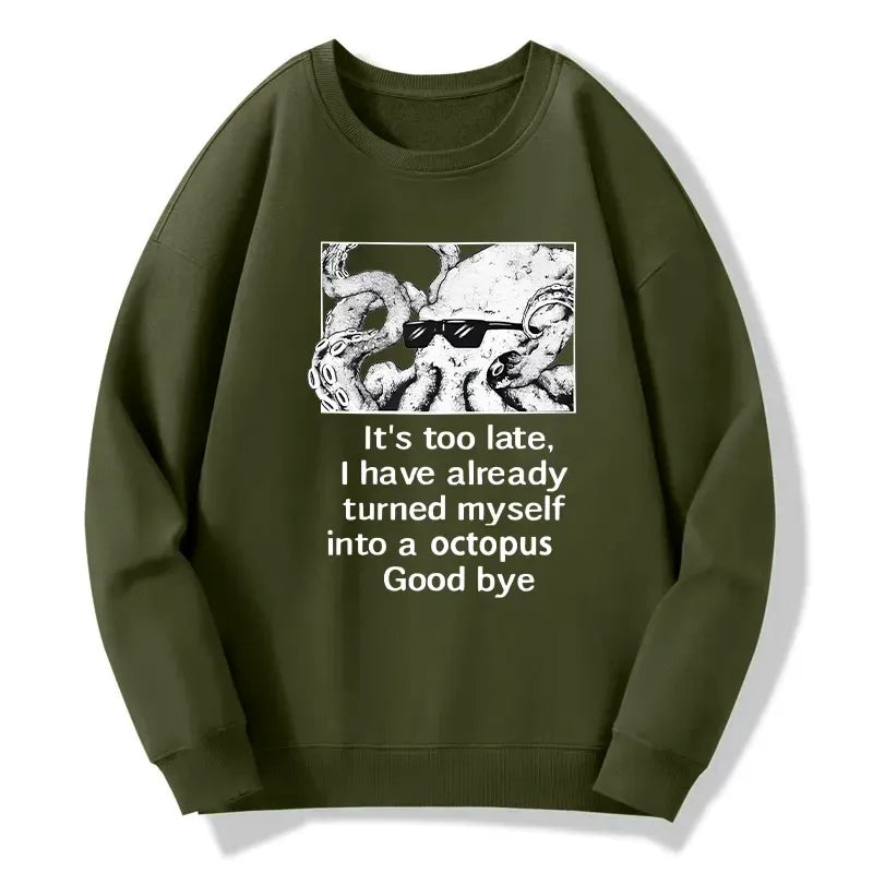 classic octopus sweatshirt for daily wear