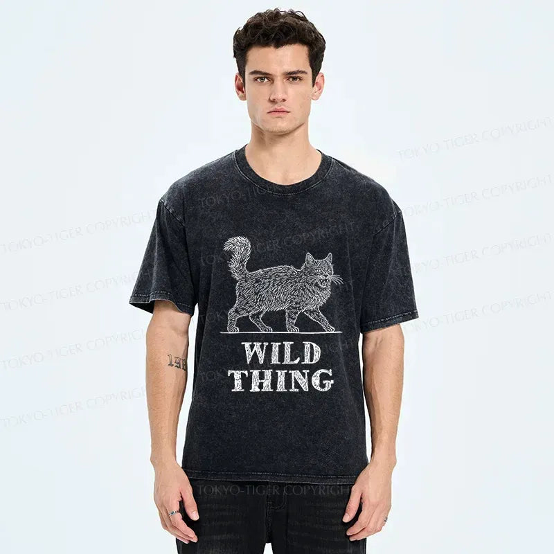 Kyoto Lion Vintage Cat T-Shirt