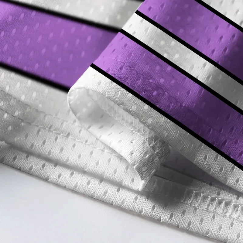 unisex lavender mesh jersey for workout
