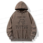 Japanese Vintage Cat Hoodie Free Shipping