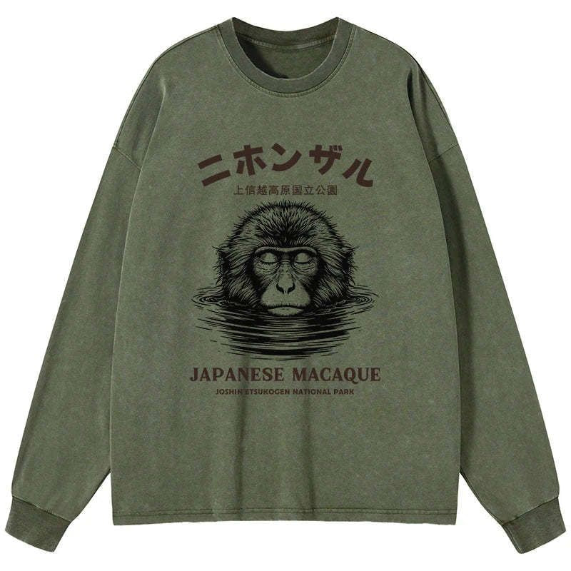 Japanese Washed Long Sleeve T-Shirt