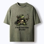 Kyoto-Lion Funny Autism Archer Frog Meme Washed T-Shirt