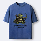 Kyoto-Lion Funny Autism Archer Frog Meme Washed T-Shirt