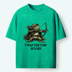 Kyoto-Lion Funny Autism Archer Frog Meme Washed T-Shirt