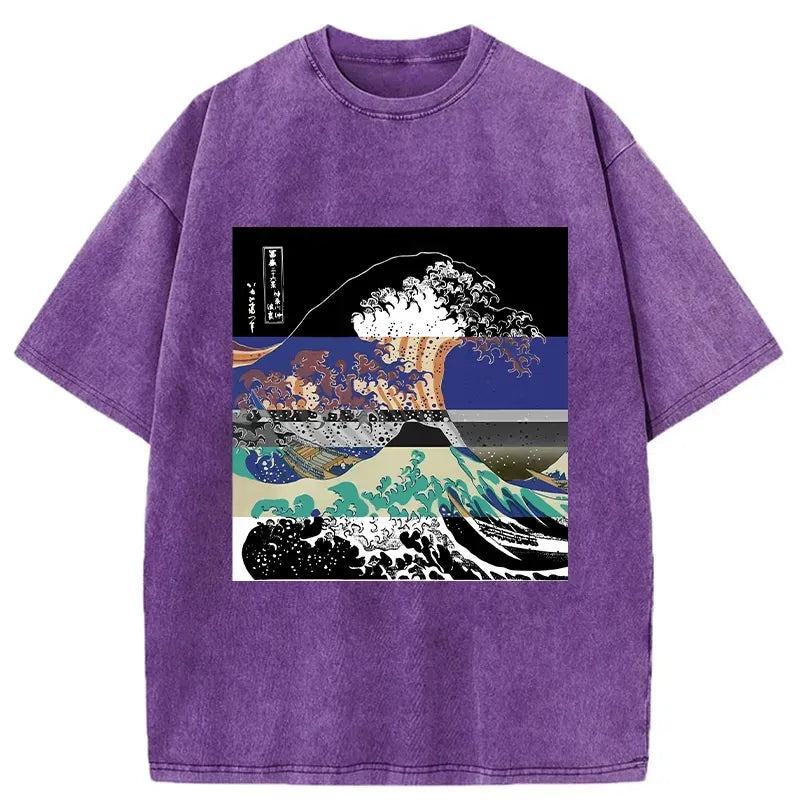 Ukiyo-e Wave T-Shirt for Summer