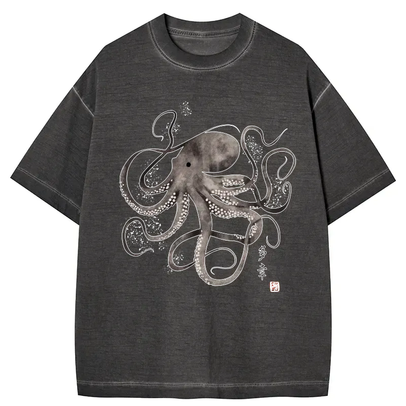 kyoto lion vintage japanese art t-shirt