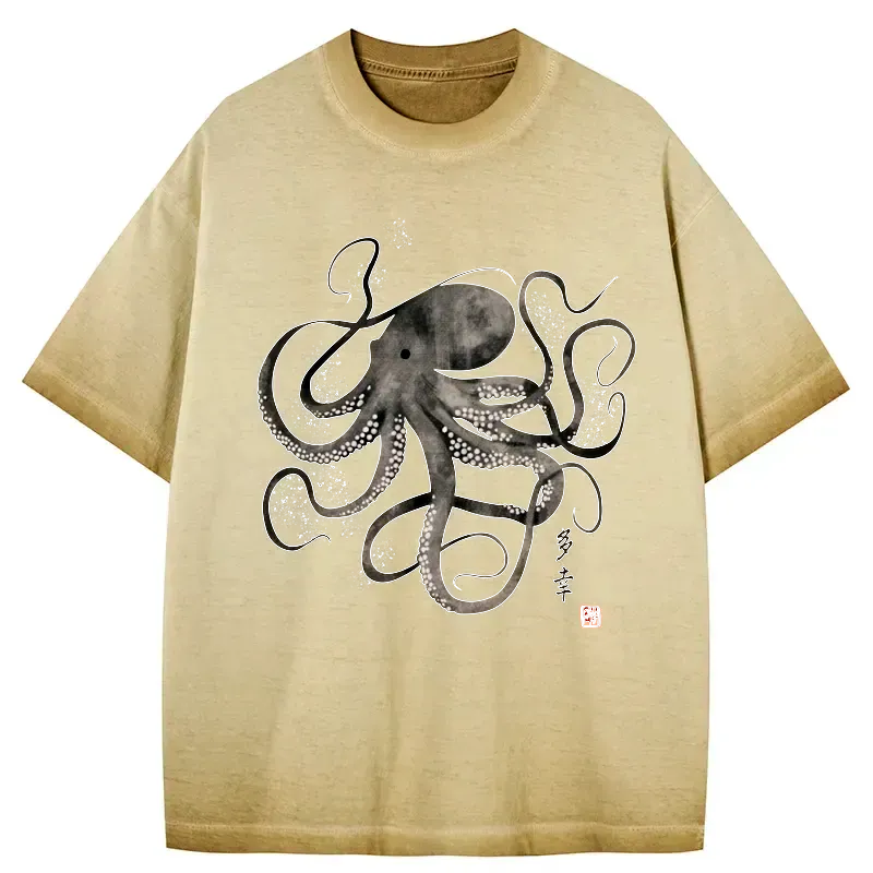 kyoto lion vintage japanese art t-shirt