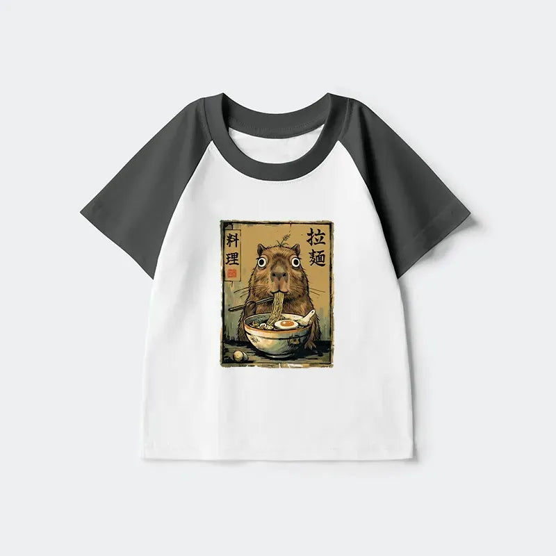 Japanese Ramen Capybara T-shirt