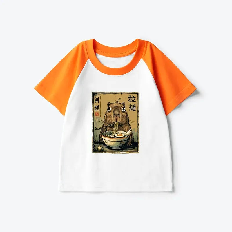 Japanese Ramen Capybara T-shirt