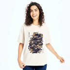 Kyoto-Lion Mystic Deep Sea Force Octopus Washed T-Shirt