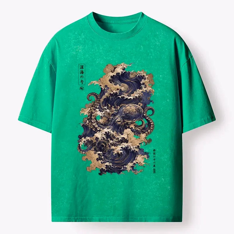 Mystic Deep Sea Octopus Tee for Summer