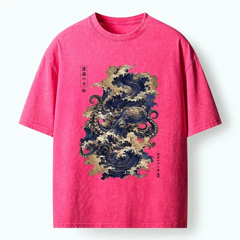Mystic Deep Sea Octopus Tee for Summer