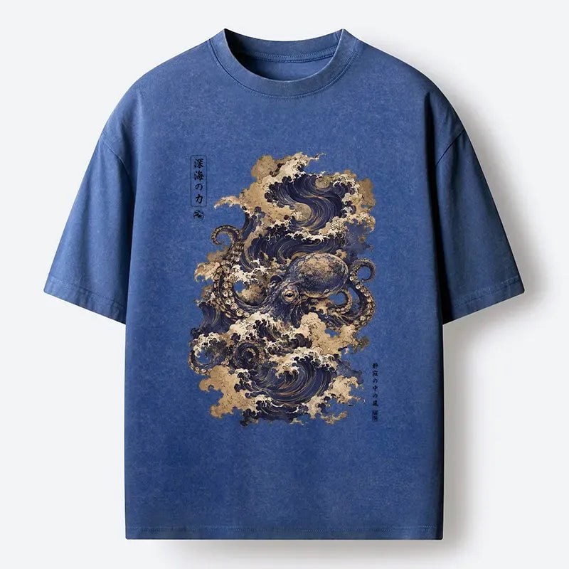 Mystic Deep Sea Octopus Tee for Summer