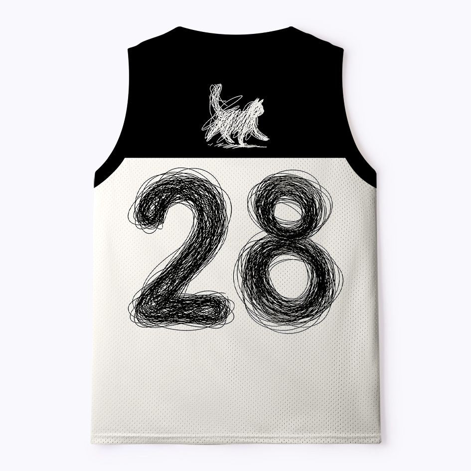 Kyoto-Lion Sketch Meme Cat #28 Mesh Tank Top