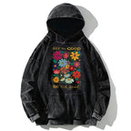 Kyoto-Lion Flower£ºSee The Good Be The Good Washed Hoodie
