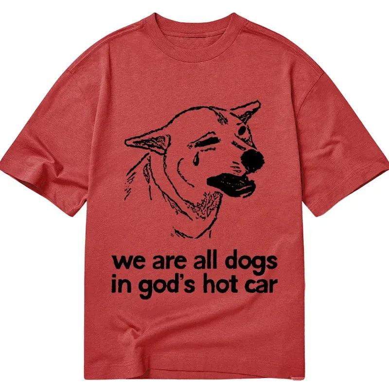 Kyoto-Lion Sad Dog Funny Classic T-Shirt