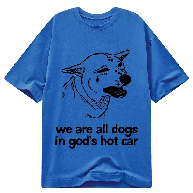 Kyoto-Lion Sad Dog Funny Classic T-Shirt