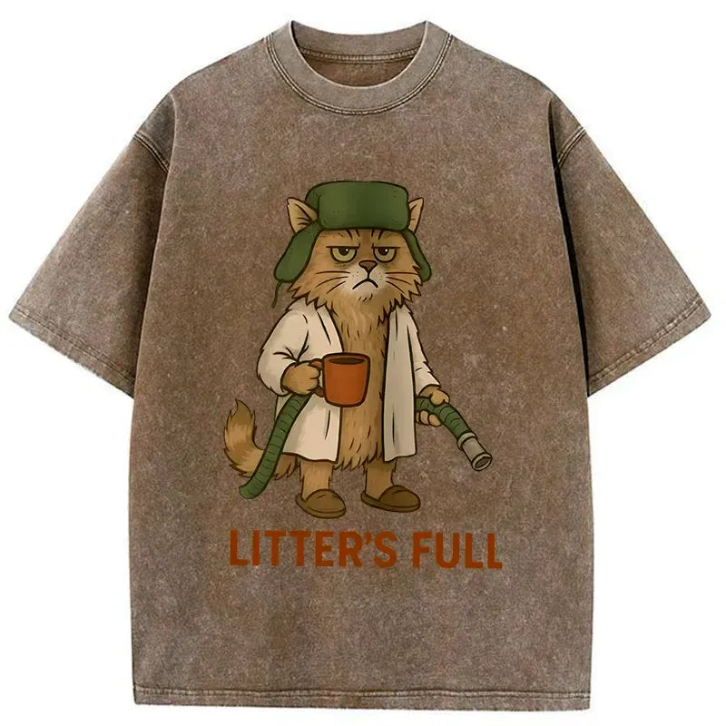 Funny Sarcastic Litter Box T-Shirt Gift Idea