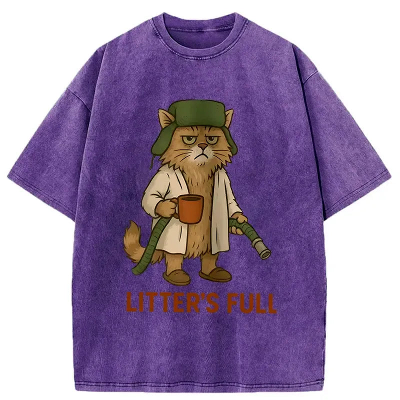 Funny Sarcastic Litter Box T-Shirt Gift Idea