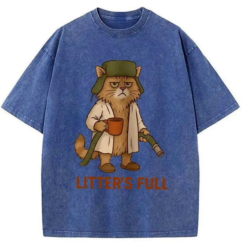 Funny Sarcastic Litter Box T-Shirt Gift Idea