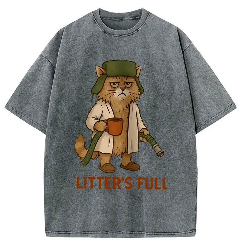 Funny Sarcastic Litter Box T-Shirt Gift Idea