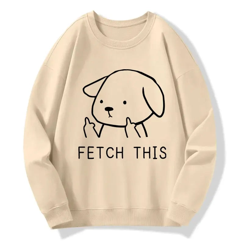 japanese lion dog sweatshirt for daily wear