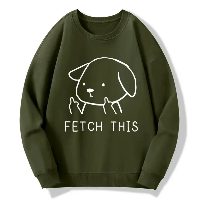 Kyoto-Lion Fetch This Dog Classic Sweatshirt