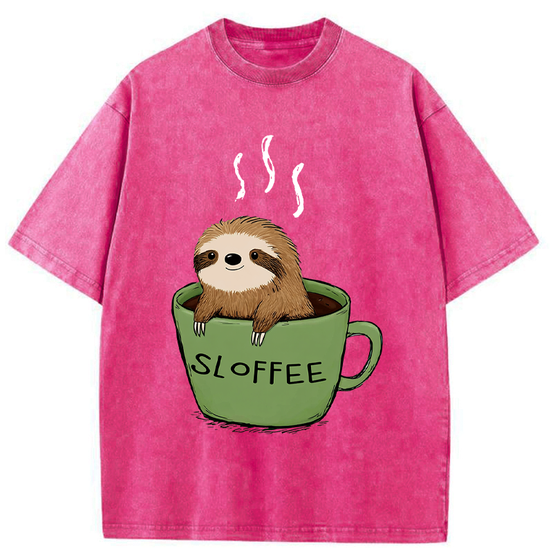 Kyoto-Lion Sloffee Time Washed T-Shirt