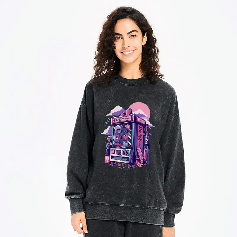 japanese vending machine sweatshirt streetwear