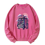Kyoto-Lion Japanese Vending Machines Washed Sweatshirt