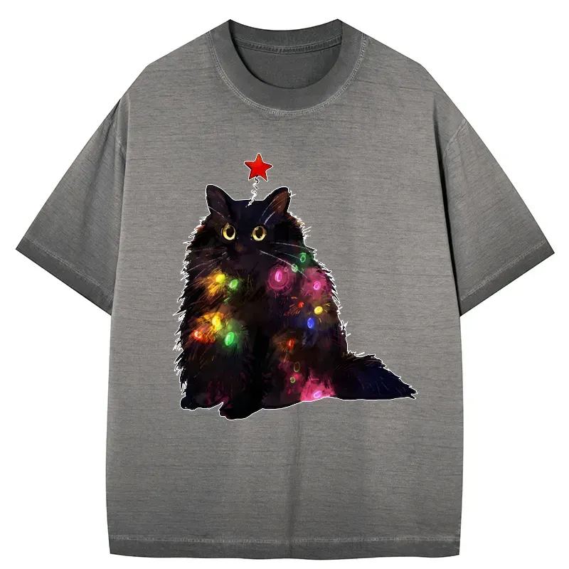 kyoto lion christmas lights vintage tee