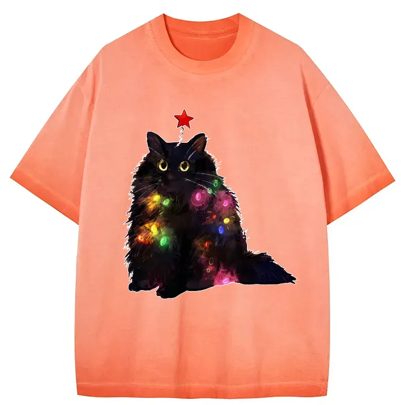unisex japanese streetwear cat t shirt