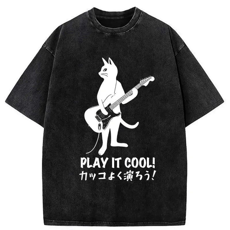 japanese kyoto lion washed t-shirt