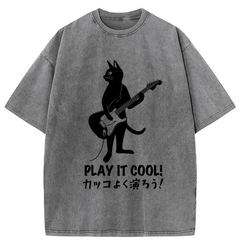 Kyoto-Lion Play It Cool Washed T-Shirt