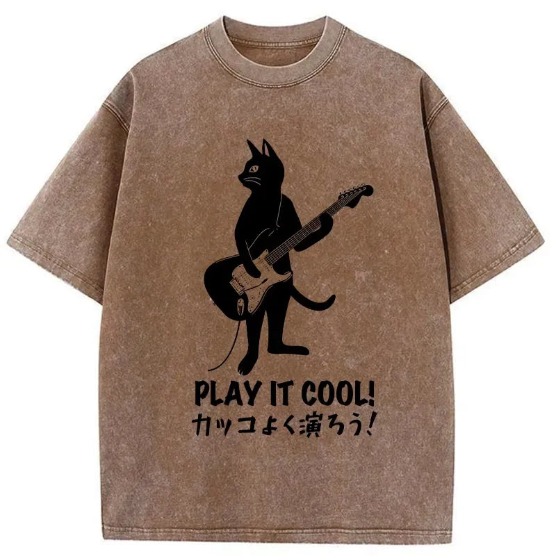 japanese kyoto lion washed t-shirt