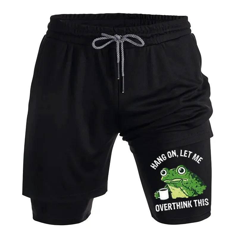 Kyoto Lion Frog Shorts for Streetwear